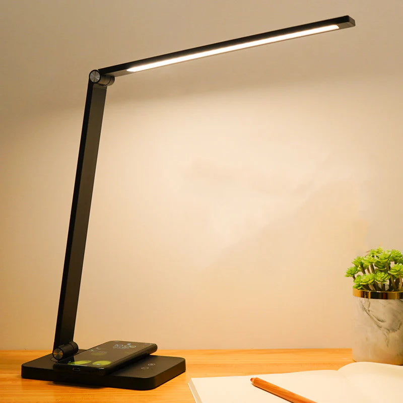 Wireless Ergonomic Desk Lamp with USB Charging