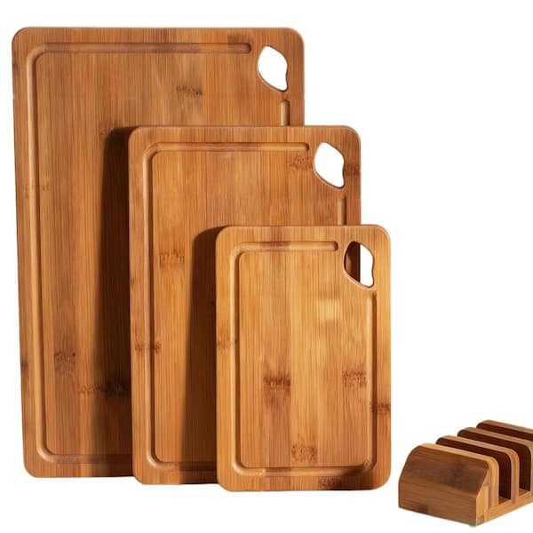 Premium Bamboo Cutting Board Set